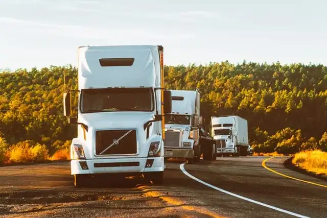 Three Semi-Truck Accident