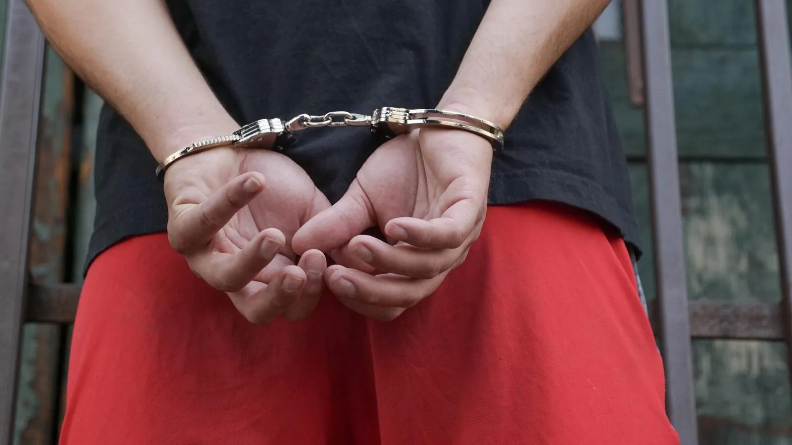 juvenile in handcuffs