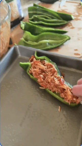 Stuffed Poblano Peppers
