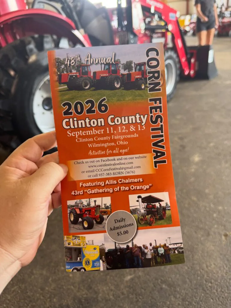 Clinton county corn festival 2026 flyer