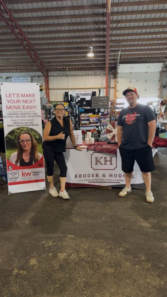 Injury lawyer Josh Hodges at the clinton county corn festival 2026
