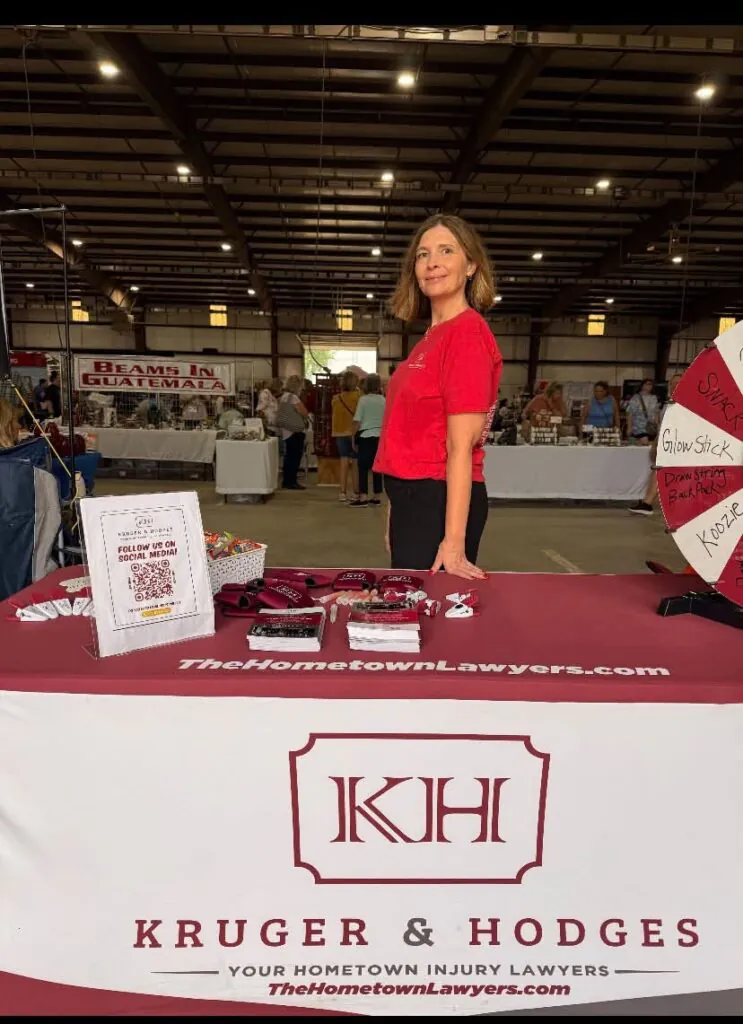 Attorney Bridget Woolum at the preble county pork festival